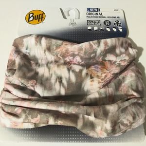 ✨SALE: 3 for $25!✨ NWT Buff Headwear - Pink/gray flowery pattern